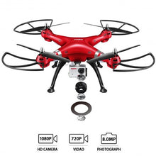 Load image into Gallery viewer, Syma X8HG 2.4Ghz 4CH 6-Axis Gyro RC Quadcopter Drone HD Camera RTF-Red
