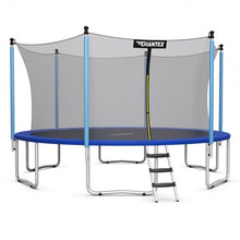 Load image into Gallery viewer, 15 FT Trampoline Combo Bounce Jump Safety Enclosure Net
