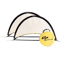 Load image into Gallery viewer, 6&#39; 4&#39; 2.5&#39; Set of 2 Portable Pop-Up Soccer Goals Net-6&#39;
