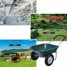 Load image into Gallery viewer, 2 Tire Wheelbarrow Garden Cart Heavy-duty Dolly Utility Cart
