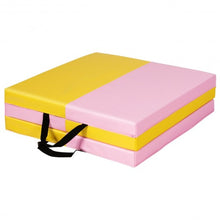 Load image into Gallery viewer, 6&#39; x 2&#39; x 2.5&quot; 3-Fold Gymnastics Tumbling Fitness Mat
