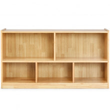 Load image into Gallery viewer, Kids 5-Cube Storage Cabinet 2-Shelf Wood Bookcase Organizer
