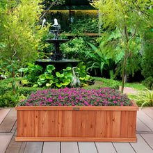 Load image into Gallery viewer, 3&#39; x 3&quot; Wooden Decorative Planter Box for Garden Yard and Window
