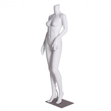 Load image into Gallery viewer, Plastic Headless Steel Base Female Mannequin
