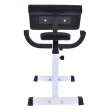 Load image into Gallery viewer, Biceps Trainer Seated Arm Barbell Curl Weight Bench
