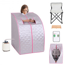 Load image into Gallery viewer, Portable 2L Steam Sauna with Chair-Silver
