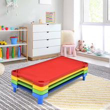 Load image into Gallery viewer, Pack of 4 Colorful Kids Stackable Naptime Cot
