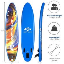 Load image into Gallery viewer, Inflatable Stand Up Paddle Board with Backpack Aluminum Paddle Pump-M
