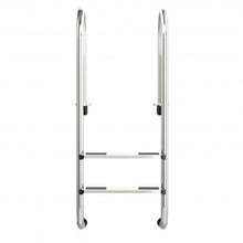 Load image into Gallery viewer, 2-Step Swimming Pool Ladder Stainless Steel with Non-Slip Steps
