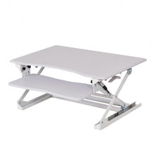 Load image into Gallery viewer, Height Adjustable Computer Desk Sit/Stand Desktop-White
