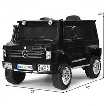 Load image into Gallery viewer, 12V Off Road Mercedes-Benz Unimog Ride On Car-Black
