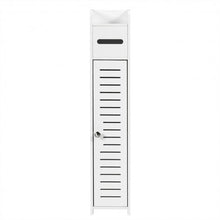 Load image into Gallery viewer, Small Bathroom Storage Corner Floor Cabinet-White
