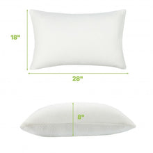 Load image into Gallery viewer, 28&quot; x18&quot; Shredded Memory Foam Bed Pillows with Bamboo Cooling Cover
