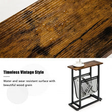 Load image into Gallery viewer, Industrial Rustic Mesh End Side Table
