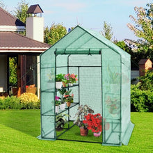 Load image into Gallery viewer, Walk-in Greenhouse 56&#39;&#39; x 56&#39;&#39; x 77&#39;&#39; Gardening with Observation Windows
