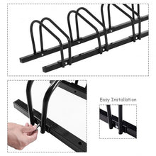 Load image into Gallery viewer, 6 Bike Parking Garage Storage Bicycle Stand-Black
