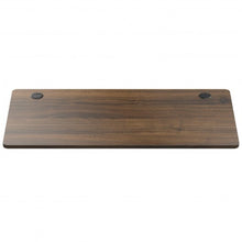 Load image into Gallery viewer, Universal Table Top for Office Relevance Desktop with 2 Cable Holes-Walnut
