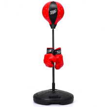 Load image into Gallery viewer, Kids Adjustable Stand Punching Bag Toy Set with Boxing Glove

