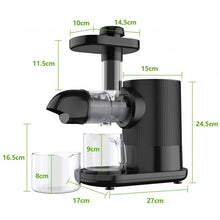 Load image into Gallery viewer, Horizontal Slow Masticating Extractor Juicer with Brush-Black
