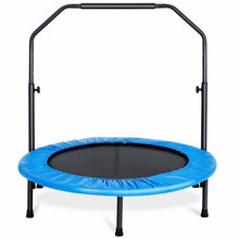 Load image into Gallery viewer, Mini Rebounder Trampoline with Adjustable Hand Rail
