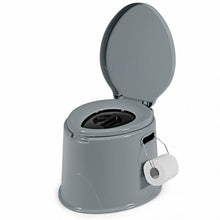 Load image into Gallery viewer, Portable Travel Toilet with Paper Holder for Indoor Outdoor
