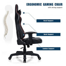 Load image into Gallery viewer, Massage Gaming Recliner  with Lumbar Support-Black
