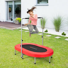 Load image into Gallery viewer, Foldable Double Mini Kids Fitness Rebounder Trampoline-Red
