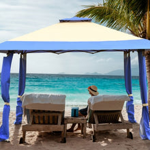 Load image into Gallery viewer, 13&#39;x13&#39; Pop Up Canopy Tent Instant Outdoor Folding Canopy Shelter-Blue
