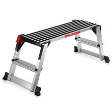 Load image into Gallery viewer, 330 lbs Aluminum Folding Non-slip Drywall Step Stool Ladder
