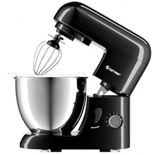 Load image into Gallery viewer, 4.3 Qt 550 W Tilt-Head Stainless Steel Bowl Electric Food Stand Mixer-Black
