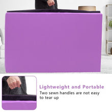 Load image into Gallery viewer, 4&#39; x 10&#39; x 2&quot; Thick Folding Panel Aerobics Exercise Gymnastics Mat-Purple
