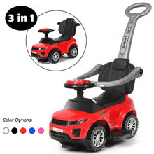 Load image into Gallery viewer, Honey Joy 3 in 1 Ride on Push Car Toddler Stroller Sliding Car with Music-Red

