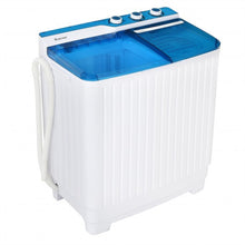 Load image into Gallery viewer, Portable Semi-automatic Washing Machine with Built-in Drain Pump-Blue
