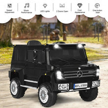 Load image into Gallery viewer, 12V Off Road Mercedes-Benz Unimog Ride On Car-Black
