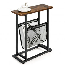 Load image into Gallery viewer, Industrial Rustic Mesh End Side Table
