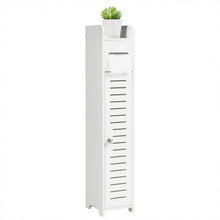 Load image into Gallery viewer, Small Bathroom Storage Corner Floor Cabinet-White
