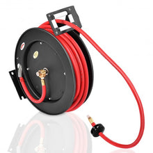 Load image into Gallery viewer, 3/8&quot; x 50&#39; Auto Rewind Retractable Air Hose Reel Compressor
