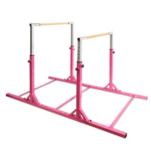 Load image into Gallery viewer, Kids Adjustable Width &amp; Height Gymnastics Parallel Bars
