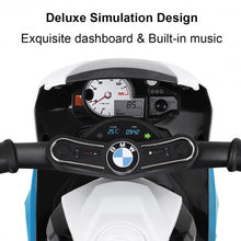 Load image into Gallery viewer, 6V Kids 3 Wheels Riding BMW Licensed Electric Motorcycle-Blue
