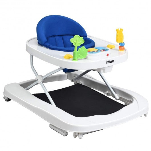 3 in 1 Foldable Baby Walker-Navy