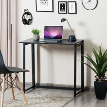 Load image into Gallery viewer, Foldable Home and Office Computer Desk-Black
