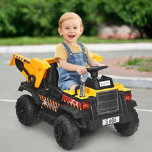 Load image into Gallery viewer, 12V Battery Kids Ride On Dump Truck  with Electric Bucket
