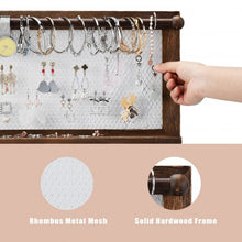Load image into Gallery viewer, Wall Mounted Jewelry Rack with Removable Bracelet Rod
