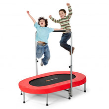 Load image into Gallery viewer, Foldable Double Mini Kids Fitness Rebounder Trampoline-Red
