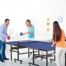 Load image into Gallery viewer, 9&#39; x 5&#39; Foldable Table Tennis Table with Quick Clamp Net and Post Set
