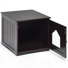 Load image into Gallery viewer, Sidetable Nightstand Weatherproof Multi-function Cat House-Brown
