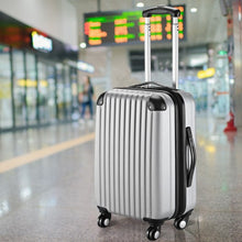 Load image into Gallery viewer, GLOBALWAY 20&quot; ABS Carry On Luggage Travel Bag Trolley Suitcase 8 color-Gray
