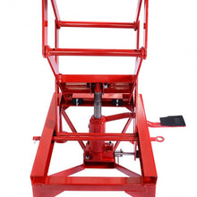 Load image into Gallery viewer, 300 lb Motorcycle Hydraulic Scissor Floor Jack Lift
