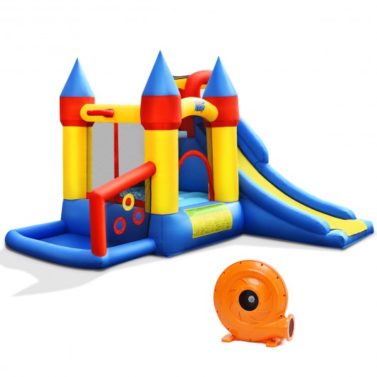 Inflatable Bounce House with Balls & 780W Blower