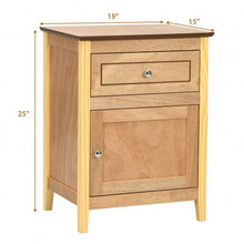 Load image into Gallery viewer, 2-Tier Accent Table with Spacious Tabletop-Natural
